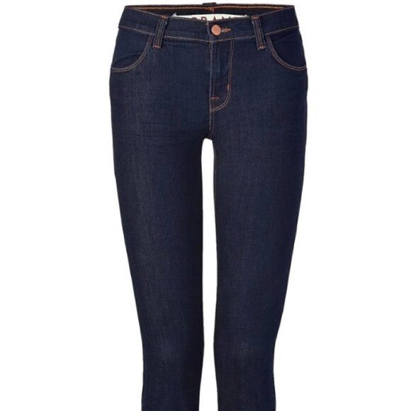 J BRAND 'STARLESS’ JEAN LEGGINGS, Dark blue Low-rise, stretch mid weight 27x30 - Picture 5 of 15